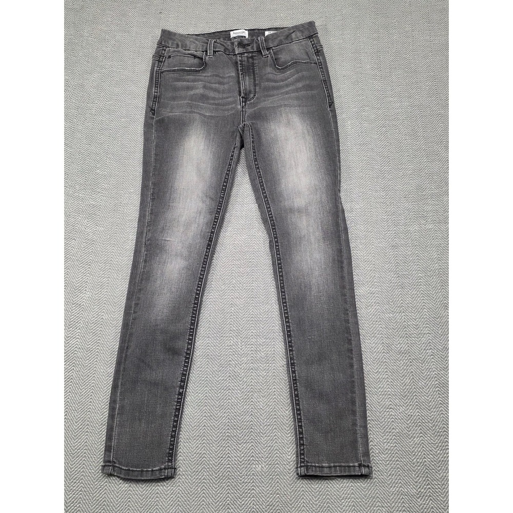 Kensie Jeans The Ultimate High Rise Skinny Grey Wash Women Size 4‎ 27